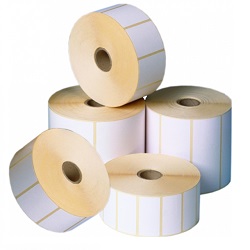 Etiquette jet colle permanent velin  140 X 25 mm 5700 Etiq./Roll